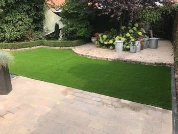 Kunstgras achtertuin Putten