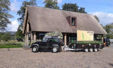 Kunstgras bij vakantiewoning in Voorthuizen